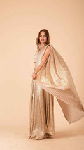 The Aurelia Metallic Concept Saree