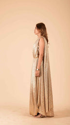The Aurelia Metallic Concept Saree